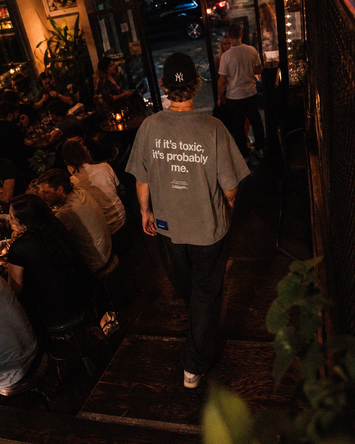 Camiseta Grey Toxic Oversized
