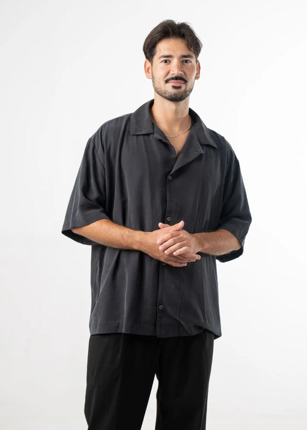 Camisa Oversize Rebel Negra