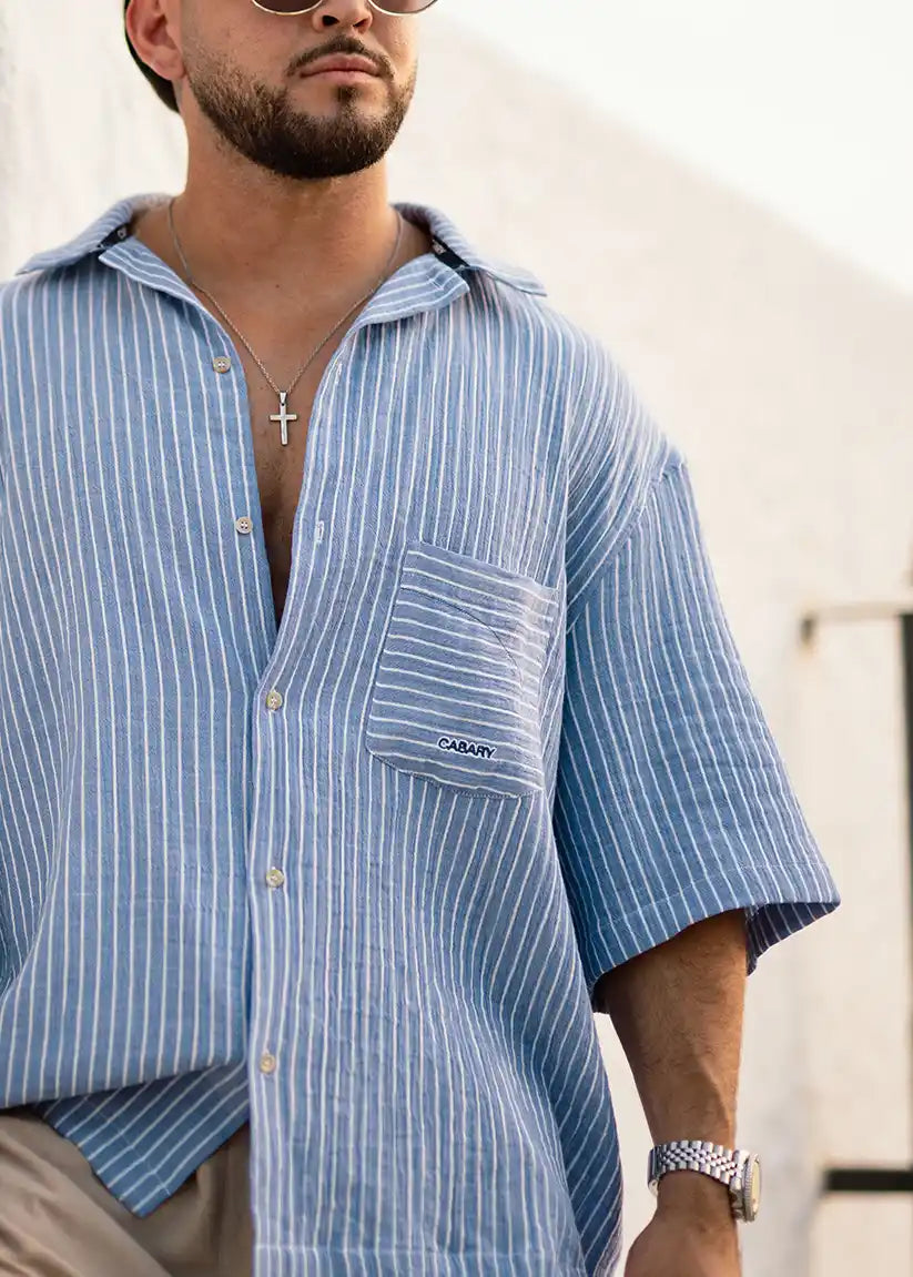 Camisa Oversize Manga Corta Dolce Vita