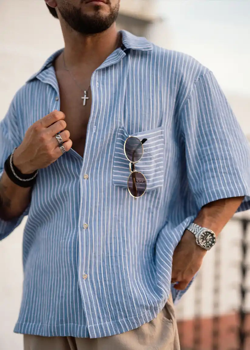 Camisa Oversize Manga Corta Dolce Vita