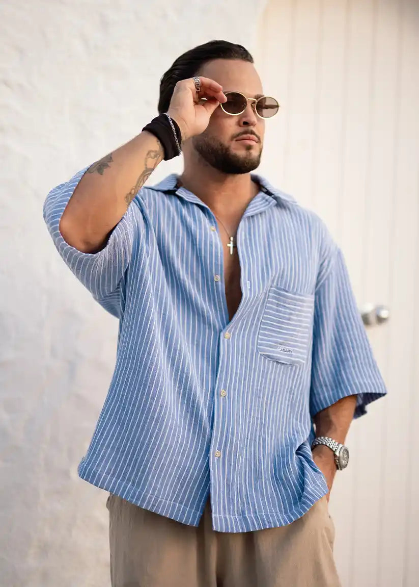 Camisa Oversize Manga Corta Dolce Vita