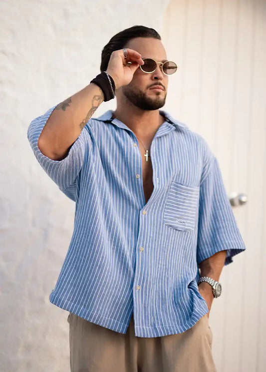 Camisa Oversize Manga Corta Dolce Vita