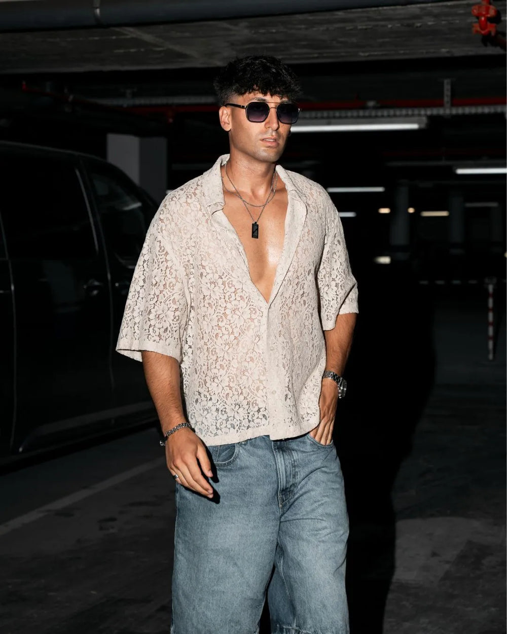 Camisa Attraction + Jeans medium