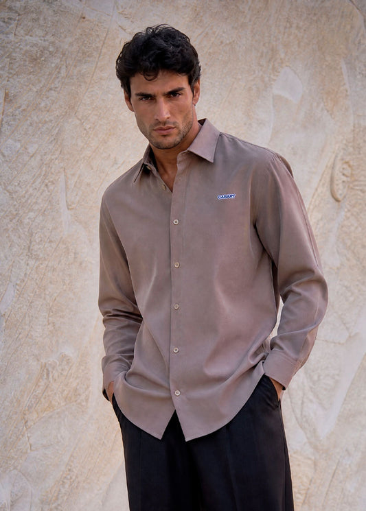Camisa Oversize Beige Arena
