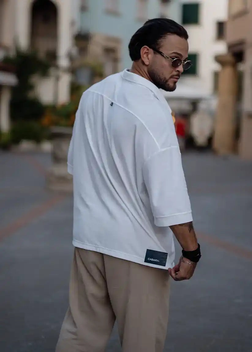 Polo Oversize Dolce Vita Blanco