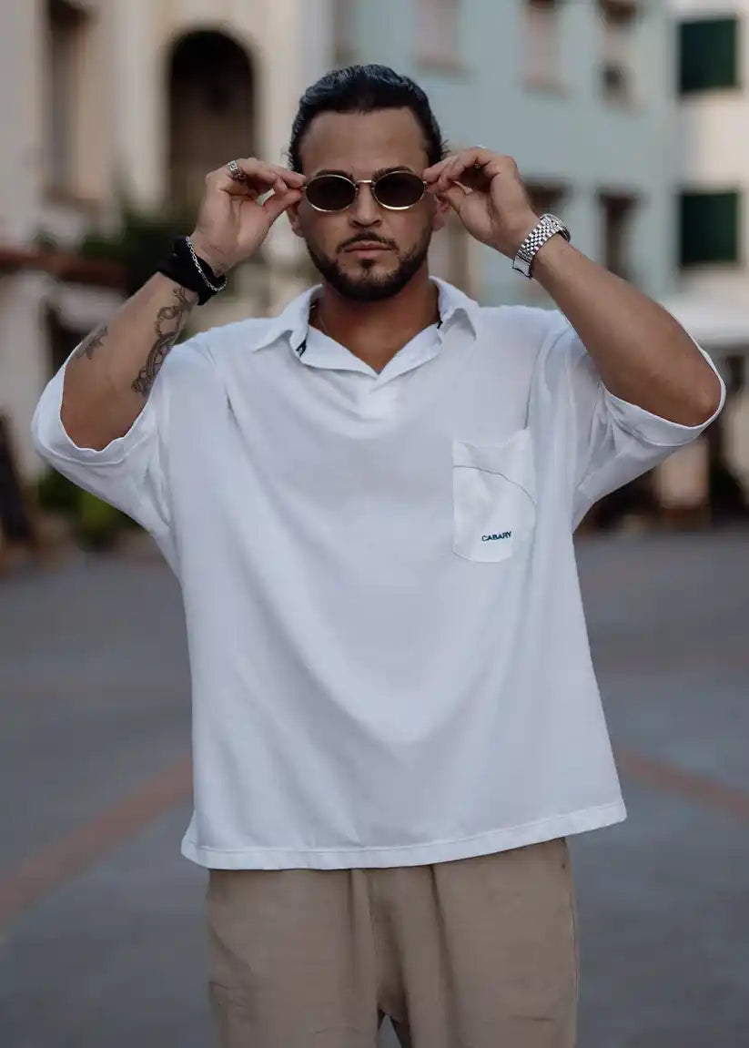 Polo Oversize Dolce Vita Blanco