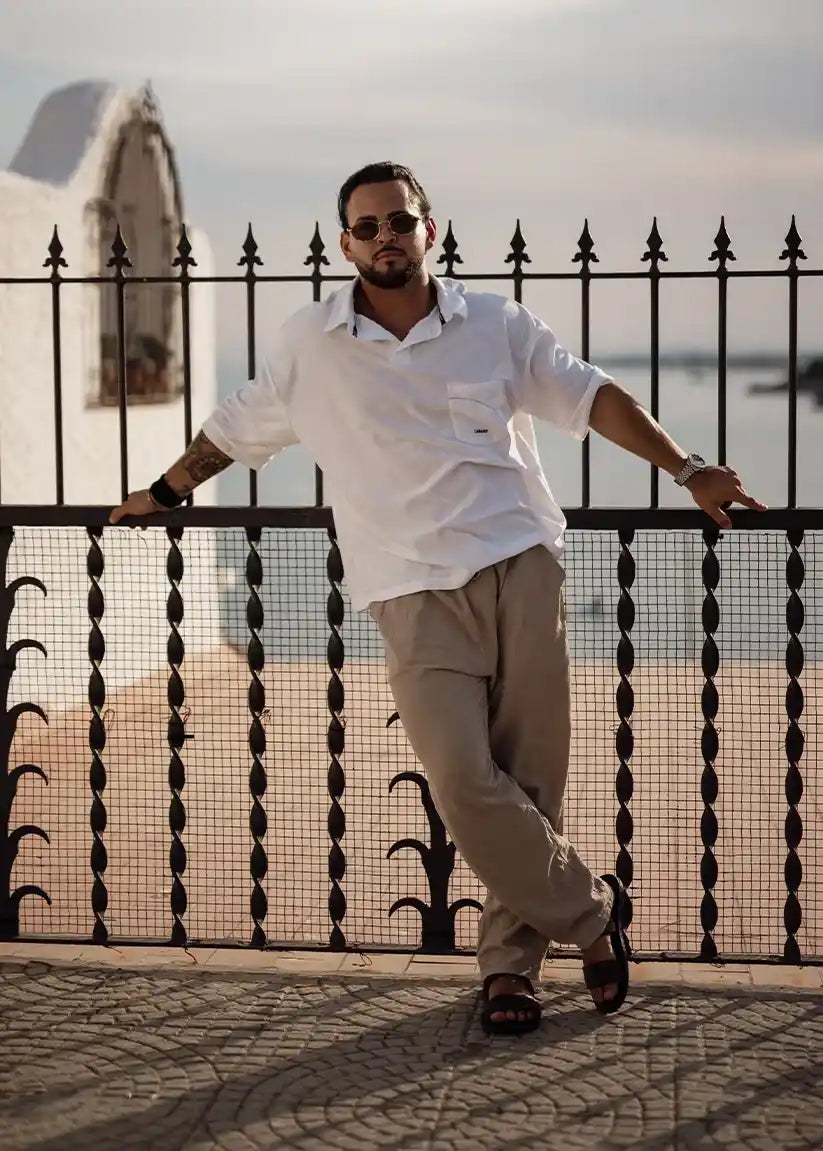 Polo Oversize Dolce Vita Blanco