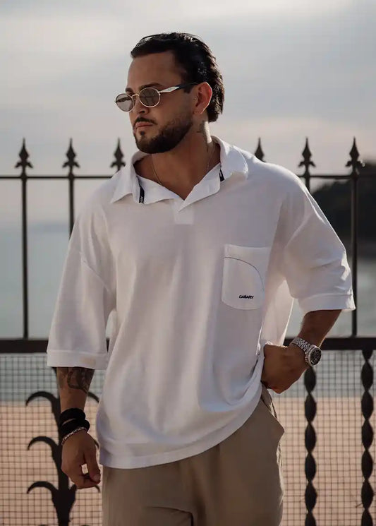 Polo Oversize Dolce Vita Blanco