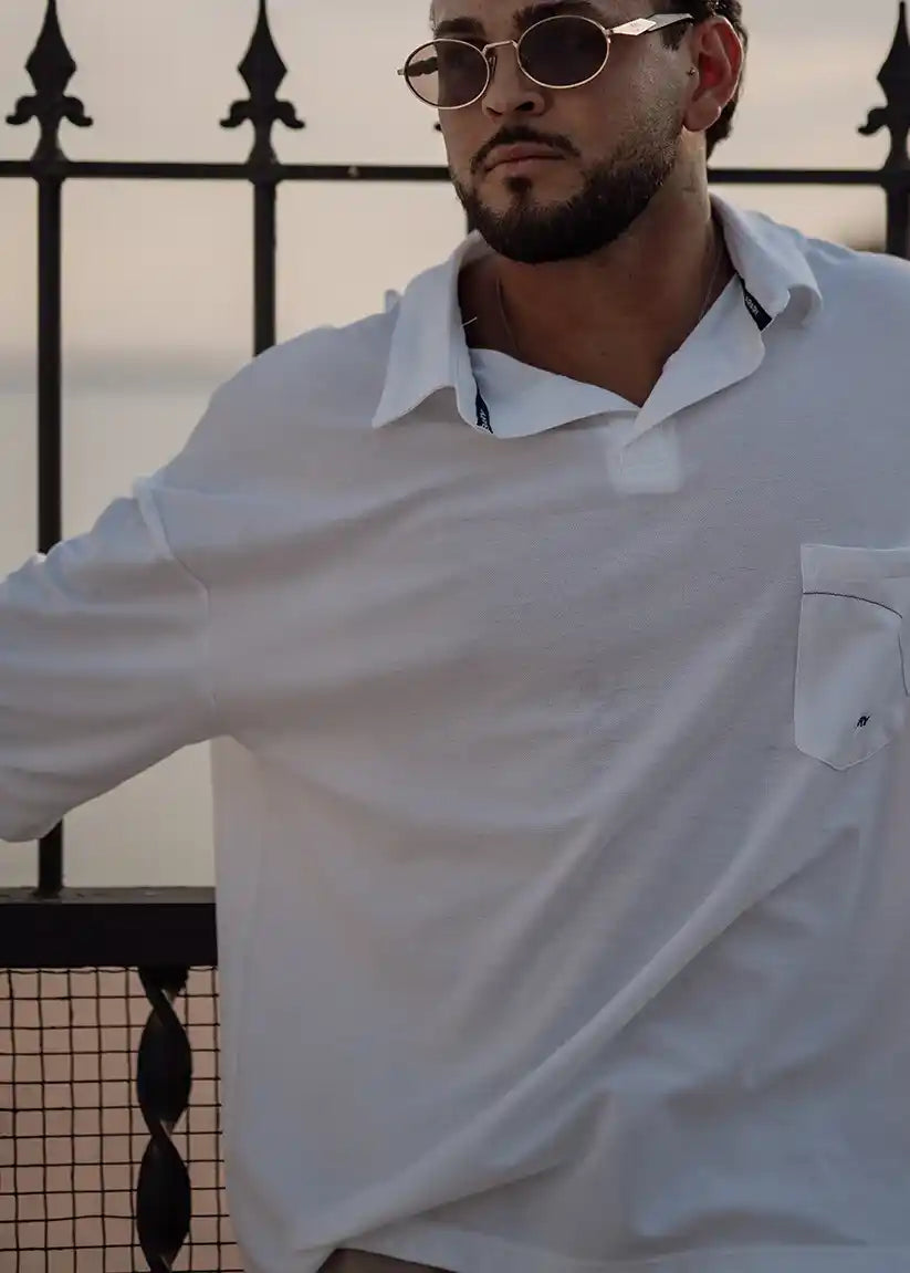 Polo Oversize Dolce Vita Blanco