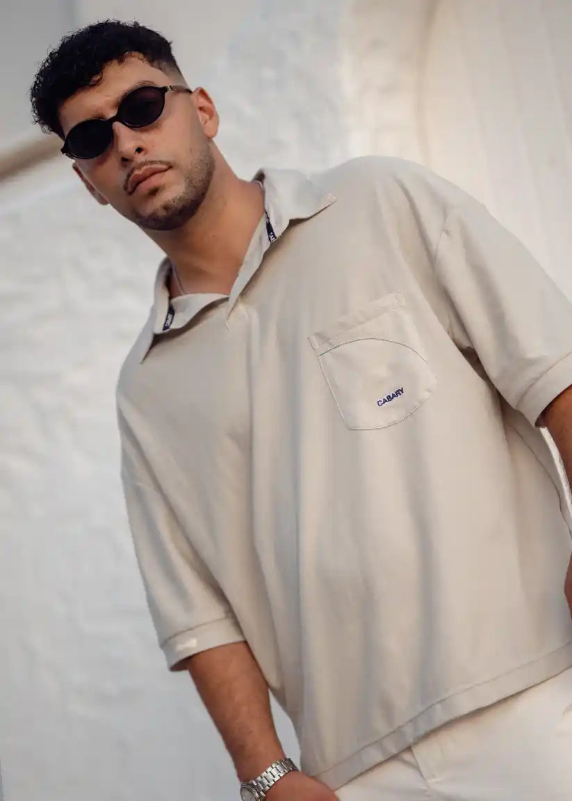 Polo Oversize Dolce Vita Beige