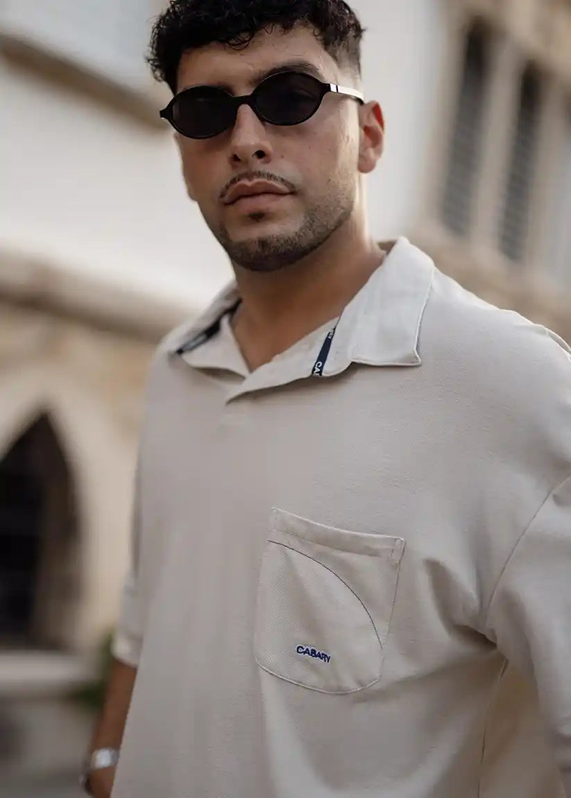 Polo Oversize Dolce Vita Beige