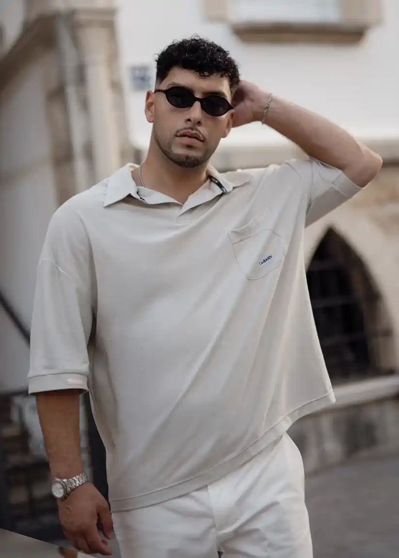 Polo Oversize Dolce Vita Beige
