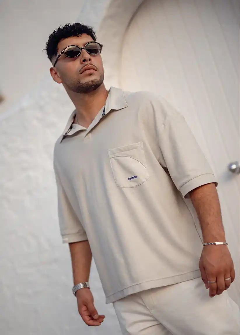 Polo Oversize Dolce Vita Beige
