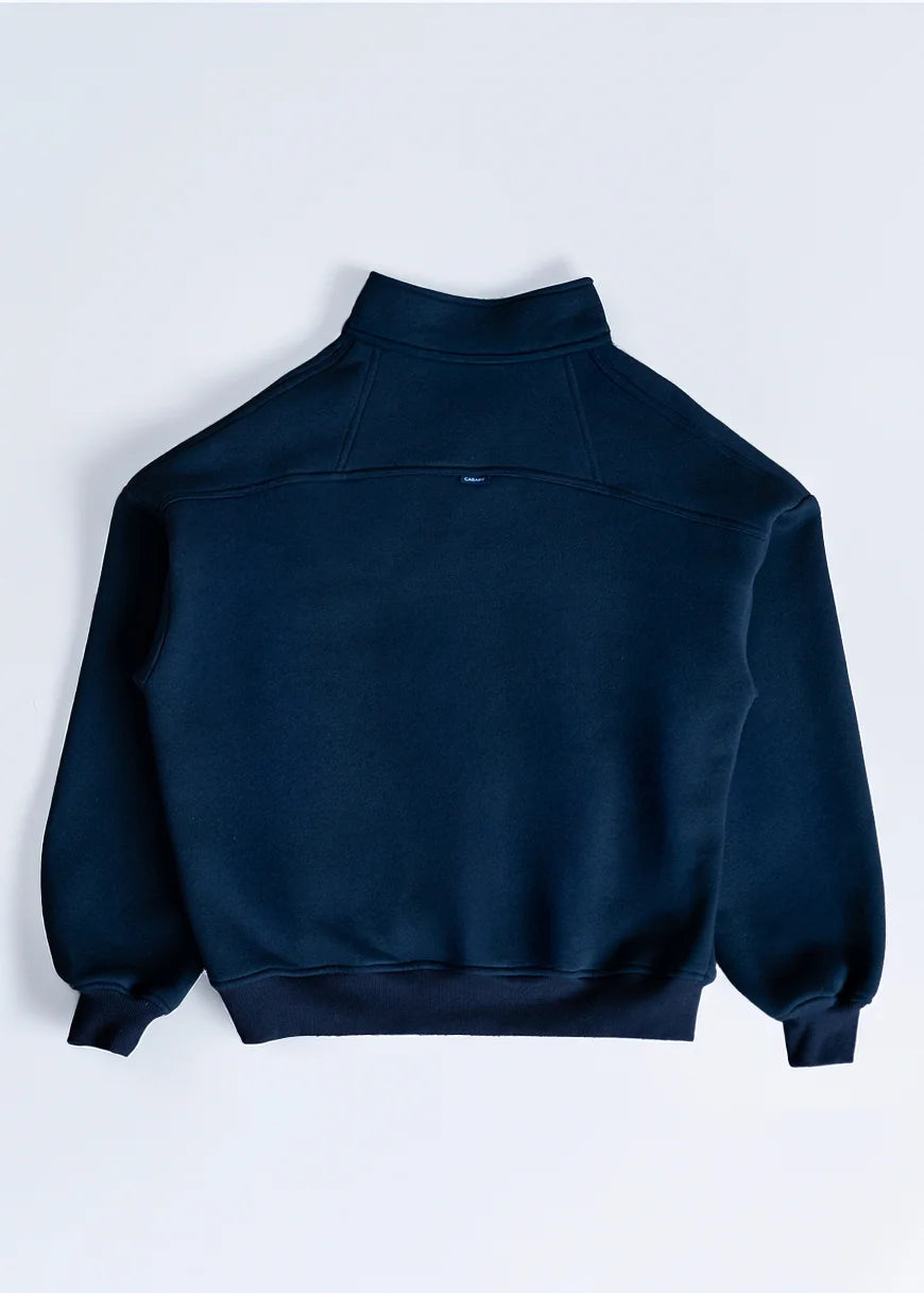 Sudadera oversize de cuello alto