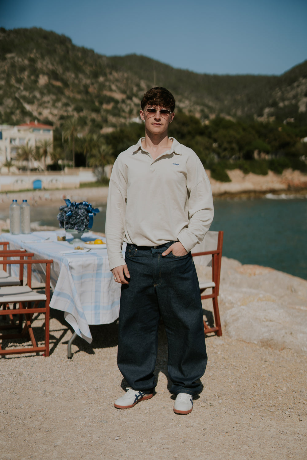 Polo Oversize + Baggy Jeans