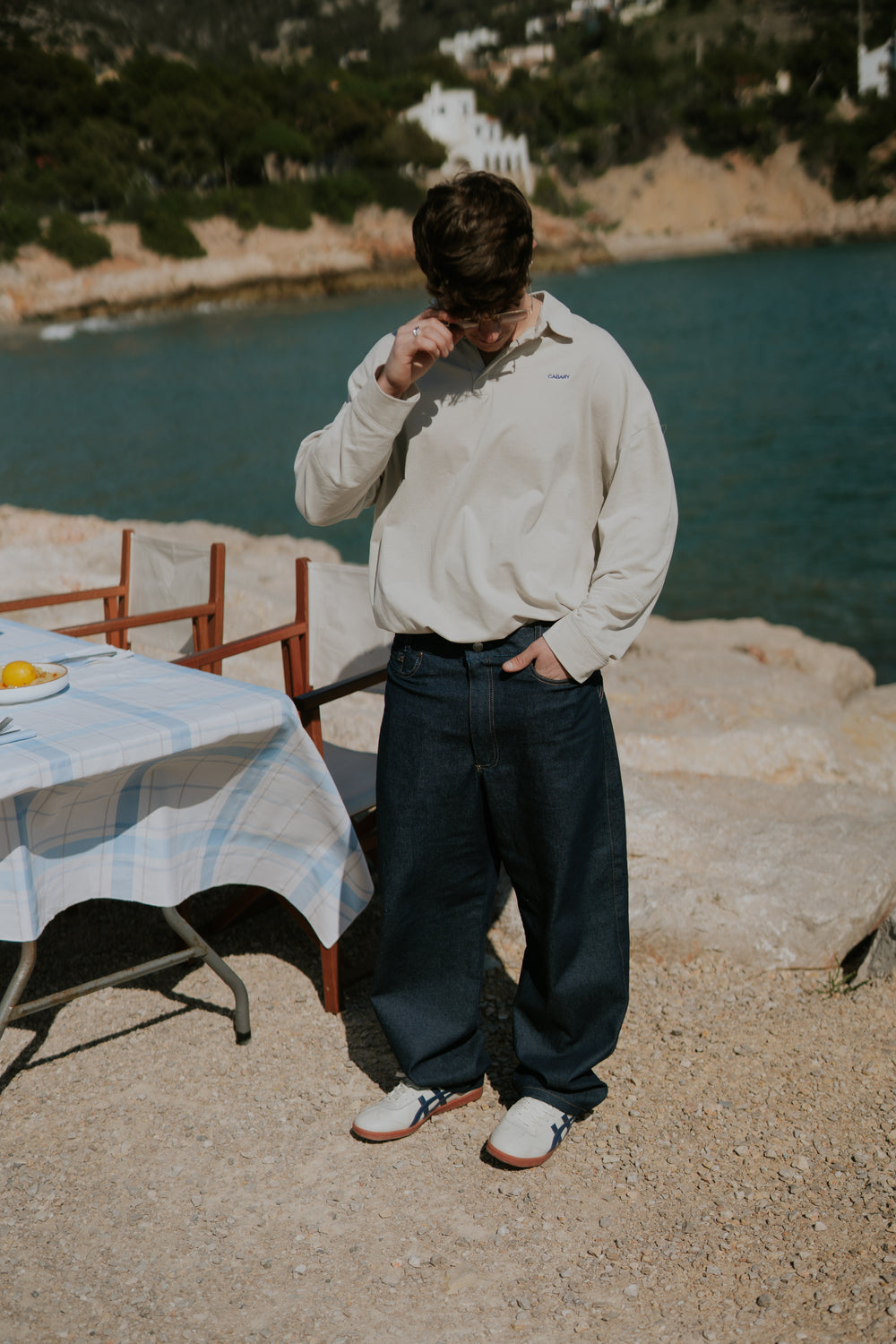Polo Oversize + Baggy Jeans