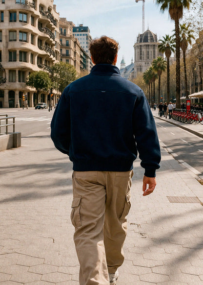 Sudadera oversize de cuello alto