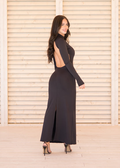 Vestido largo negro Noir